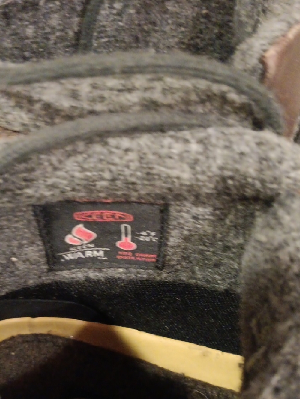 Keen Men's Brown and Gray Lace-Up Work Boots - Picture 5 of 9